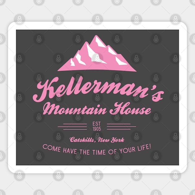 Pink Kellermans Catskills NY Magnet by figandlilyco